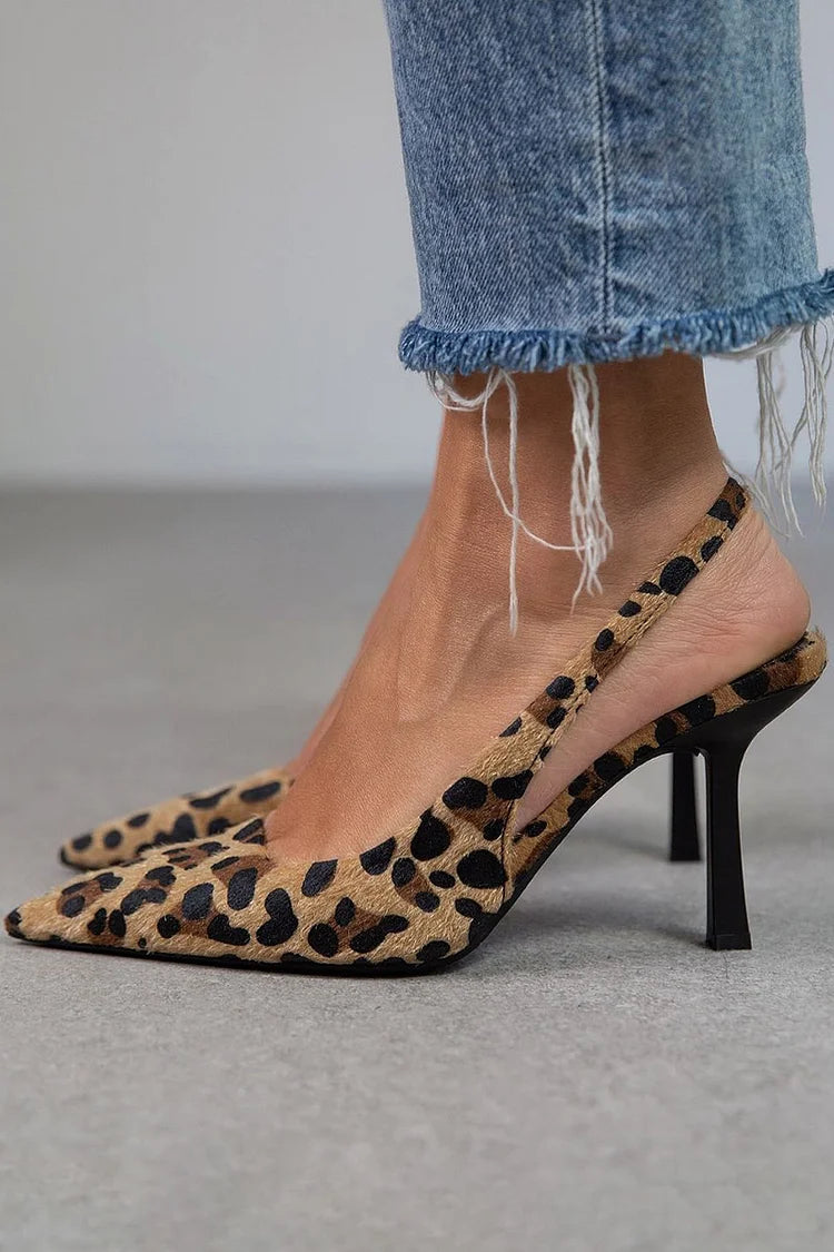 Ana™ | Tacones Elegantes De Leopardo