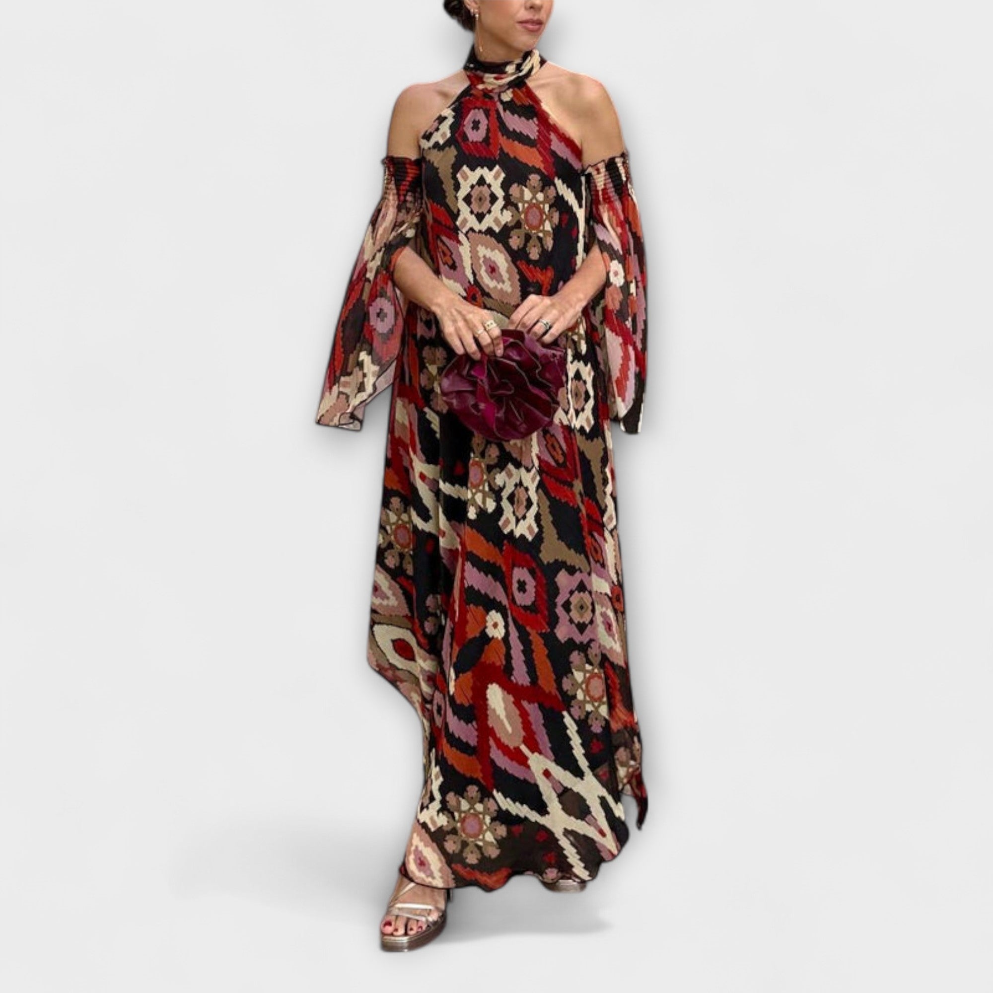 Ana - Vestido maxi de inspiración bohemia