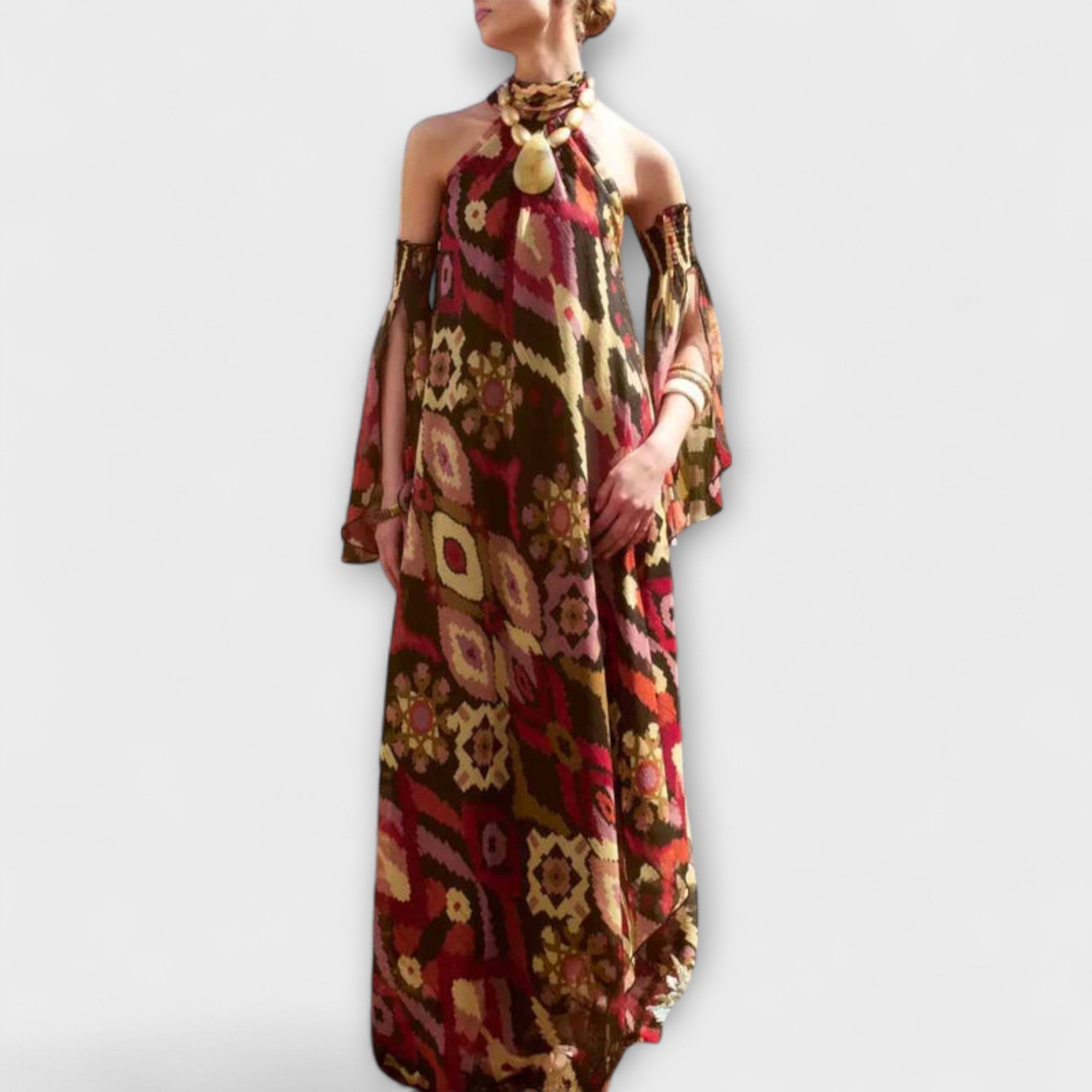 Ana - Vestido maxi de inspiración bohemia