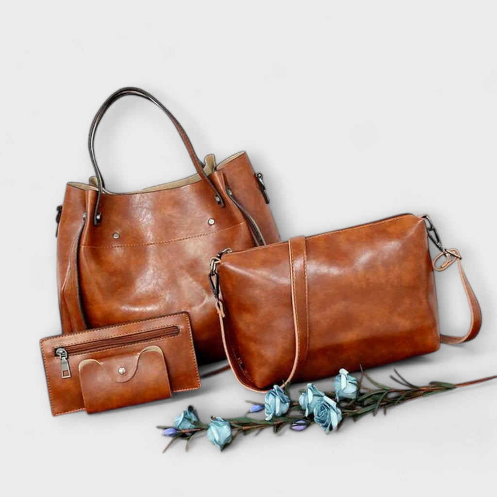 Aurora. - Set de 4 bolsos vintage – compañero diario con estilo