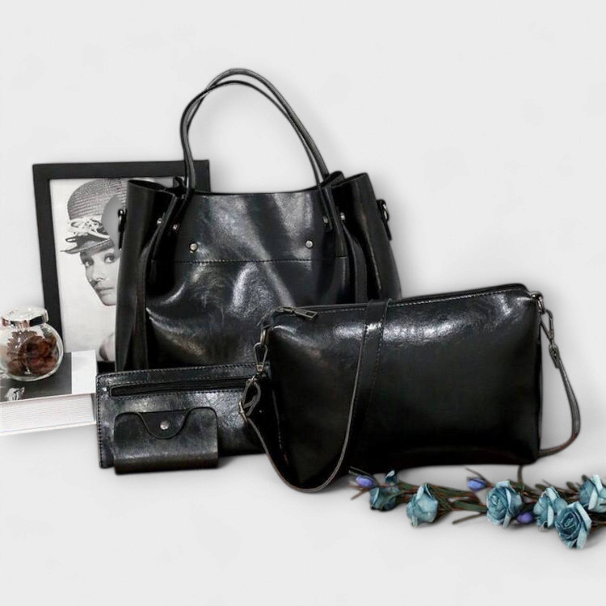 Aurora. - Set de 4 bolsos vintage – compañero diario con estilo