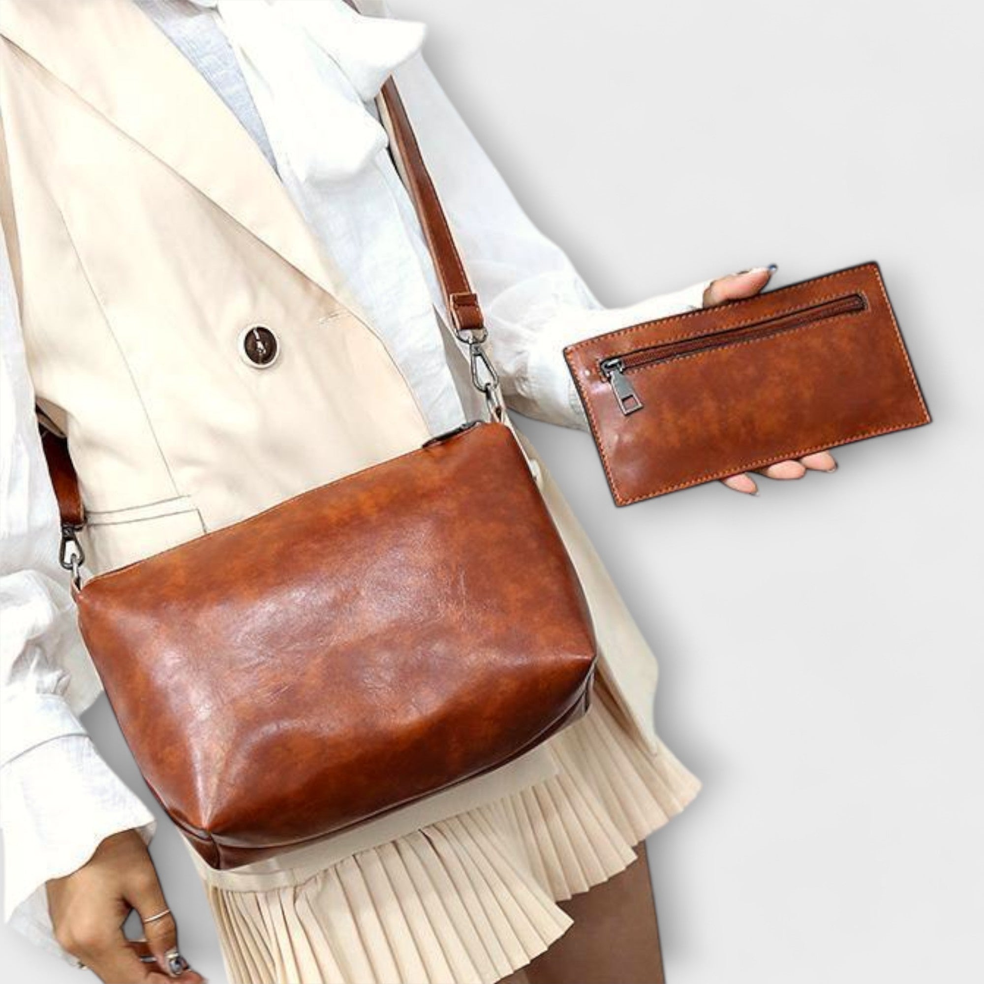 Aurora. - Set de 4 bolsos vintage – compañero diario con estilo