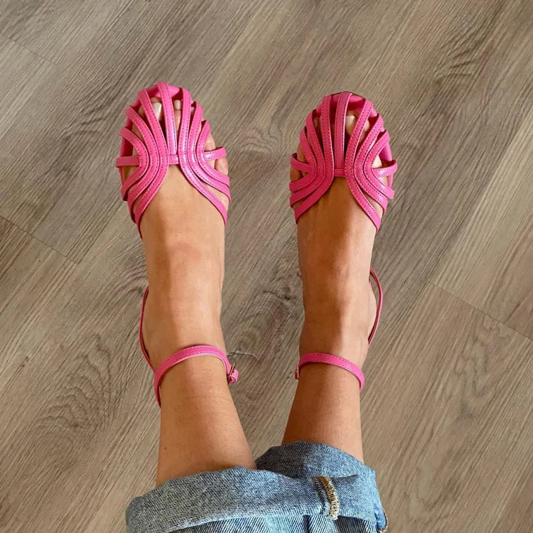 Carla™ | Sandalias planas trenzadas