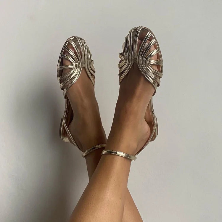 Carla™ | Sandalias planas trenzadas