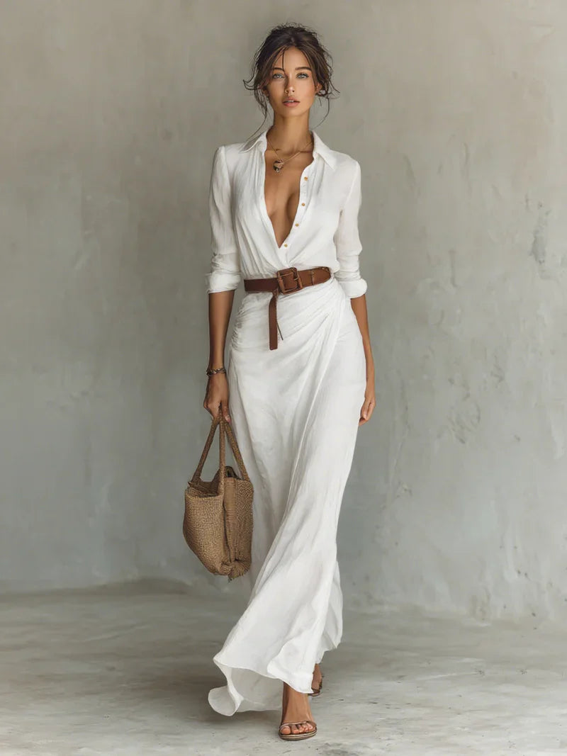 Victoria™ | Vestido largo casual