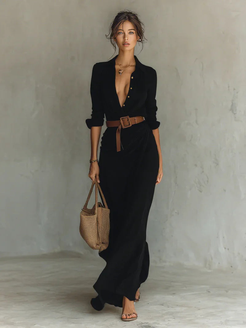 Victoria™ | Vestido largo casual