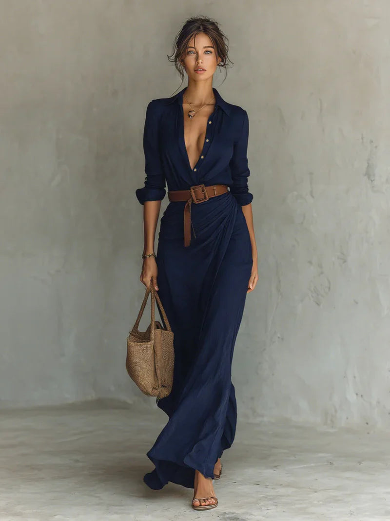 Victoria™ | Vestido largo casual