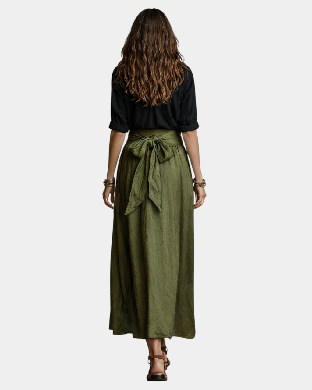 Sofía™  | Falda midi + blusa negra incluida