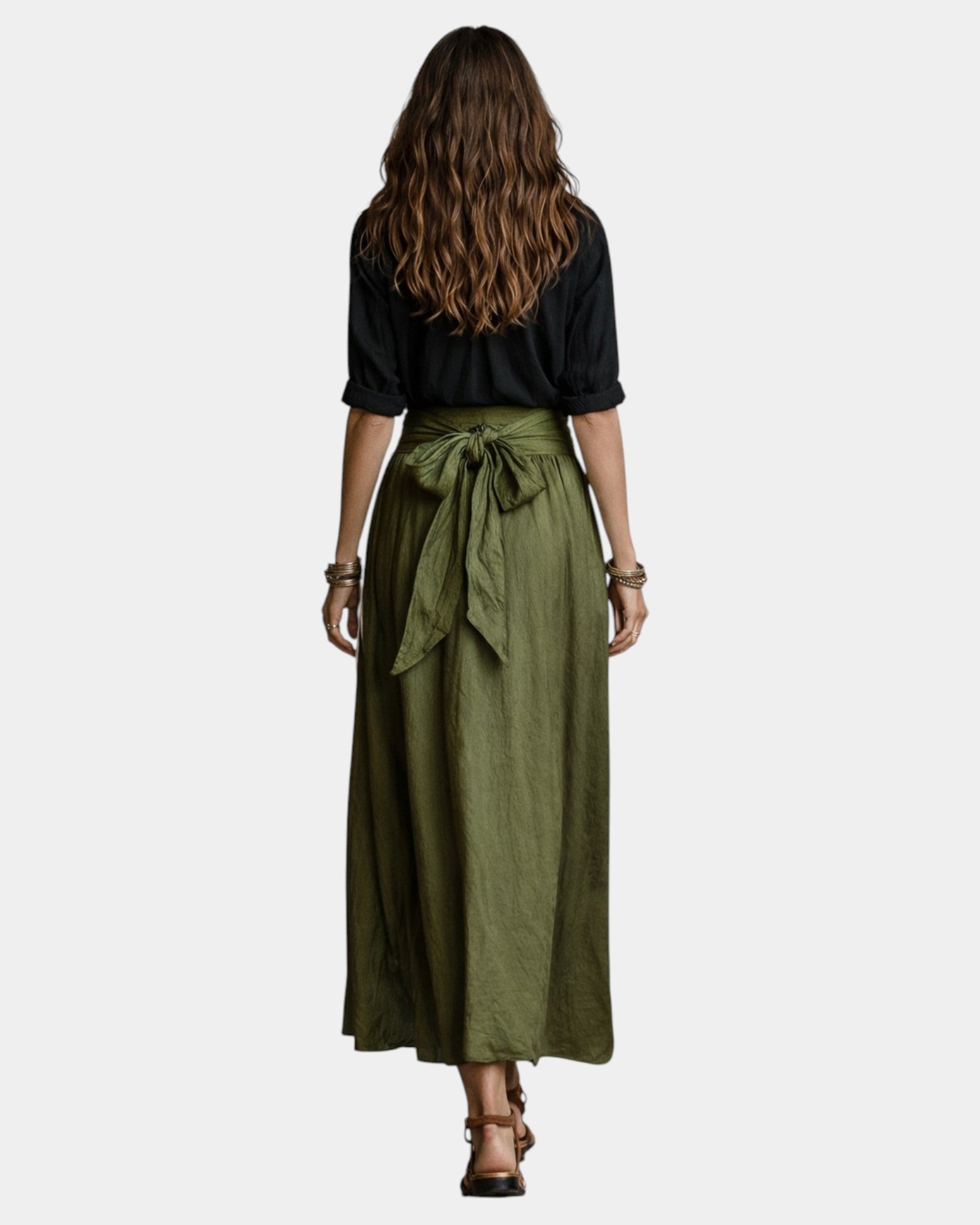 Sofía™  | Falda midi + blusa negra incluida