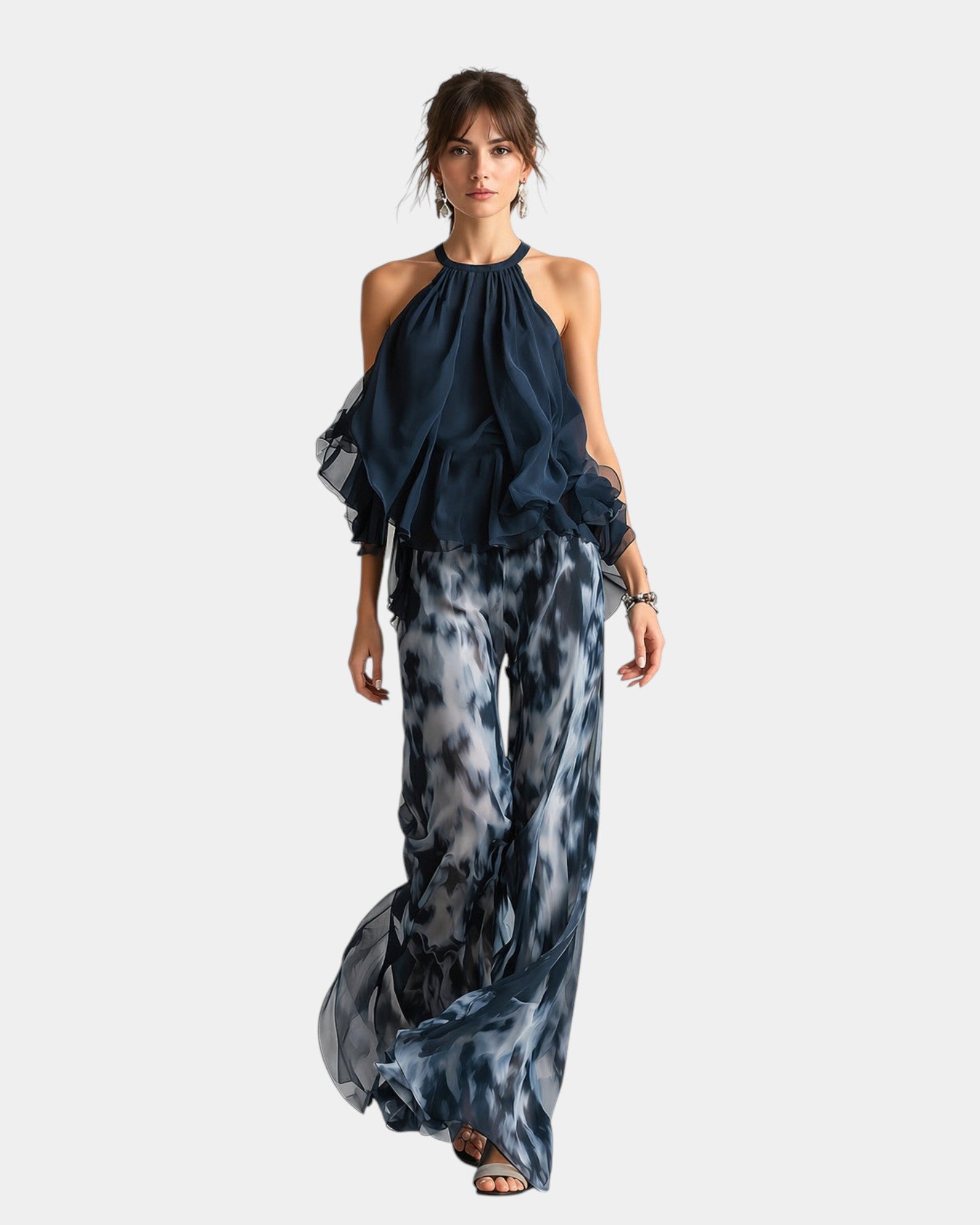 Lorena™  | Conjunto elegante con pantalón y blusa