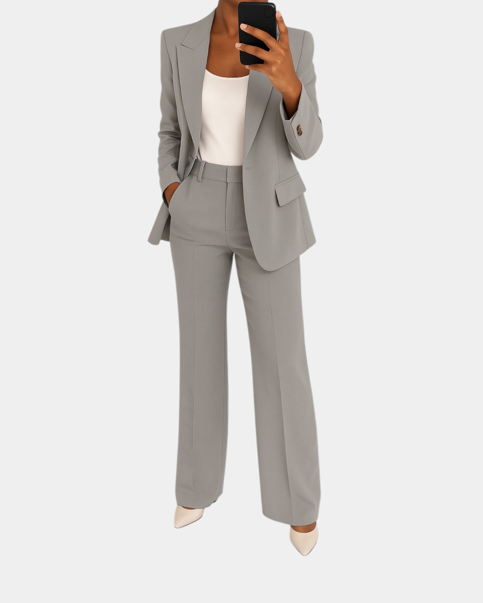 Claudia™  | Conjunto pantalón y blazer