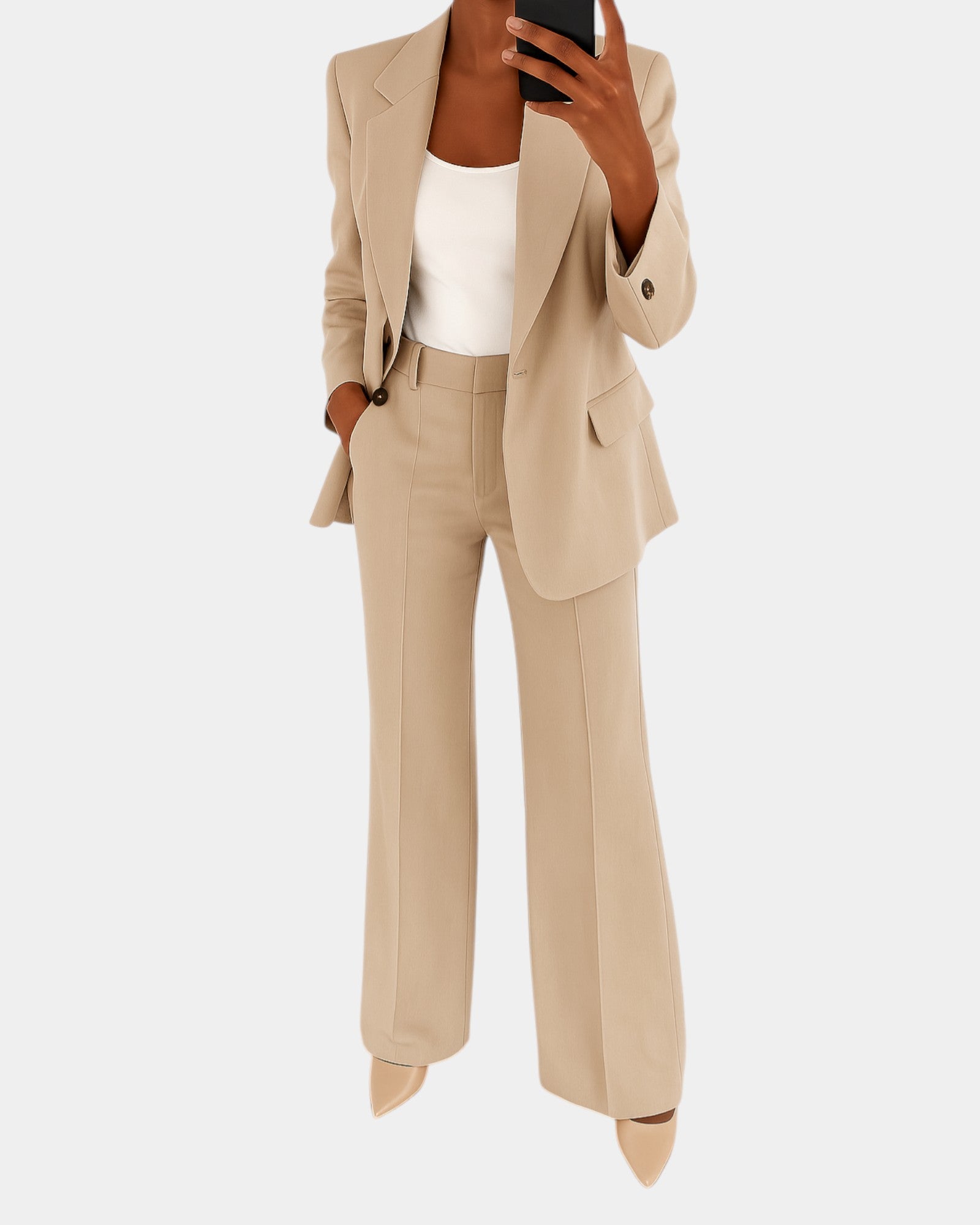 Claudia™  | Conjunto pantalón y blazer