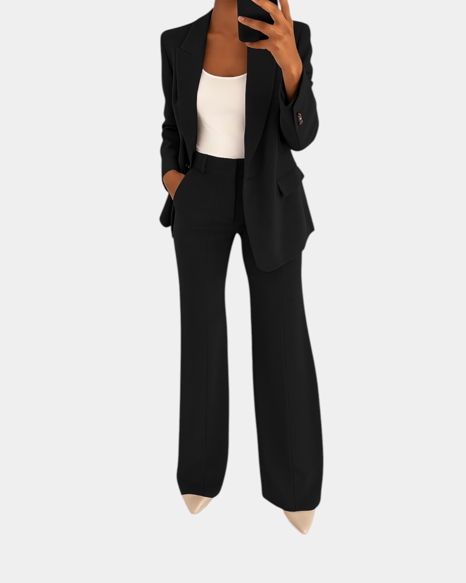 Claudia™  | Conjunto pantalón y blazer