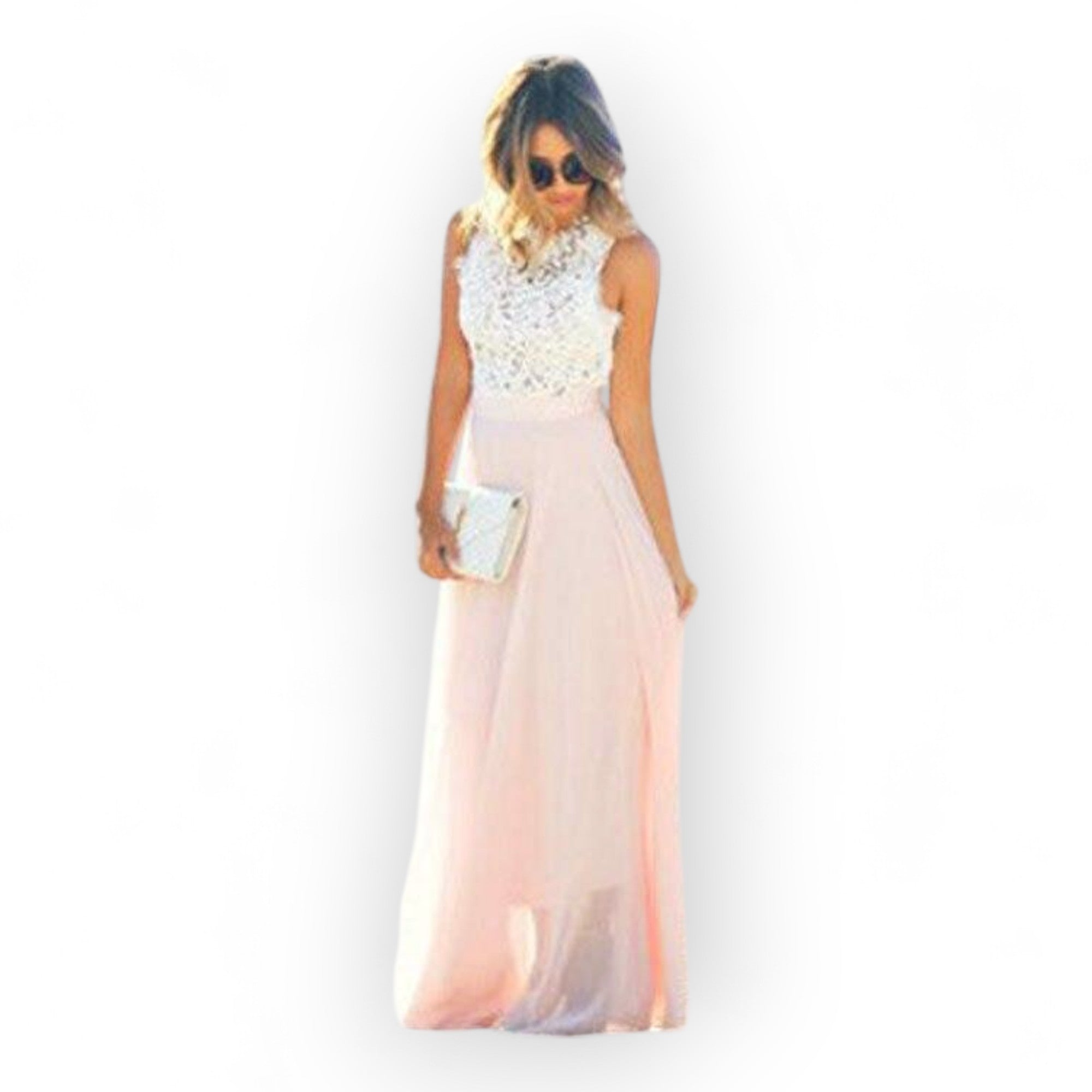 Vega - Vestido de verano elegante de encaje