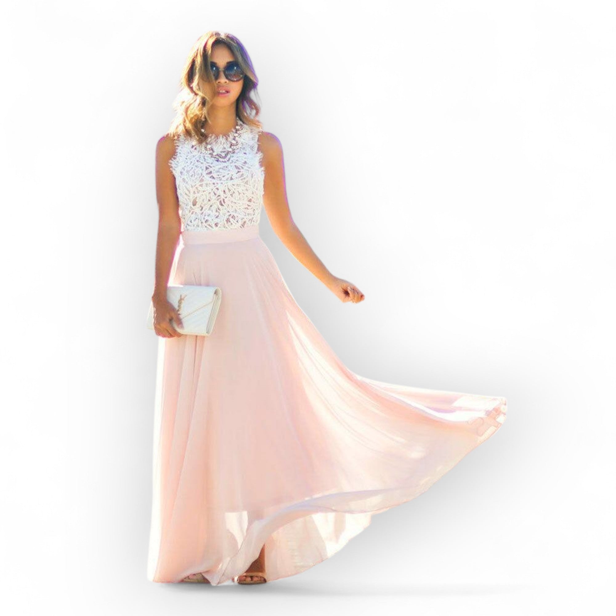 Vega - Vestido de verano elegante de encaje