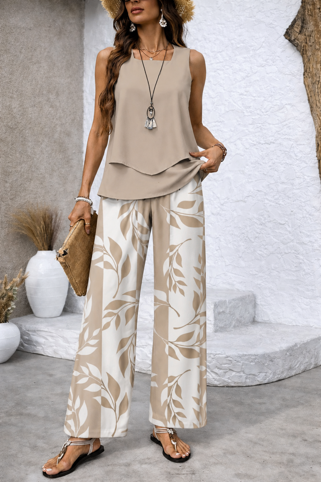 Silvia | Conjunto de Hoja del Desierto