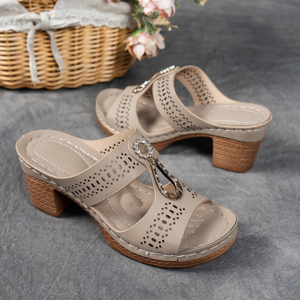 Isabela™ | Sandalias ortopédicas y cómodas con tacón alto