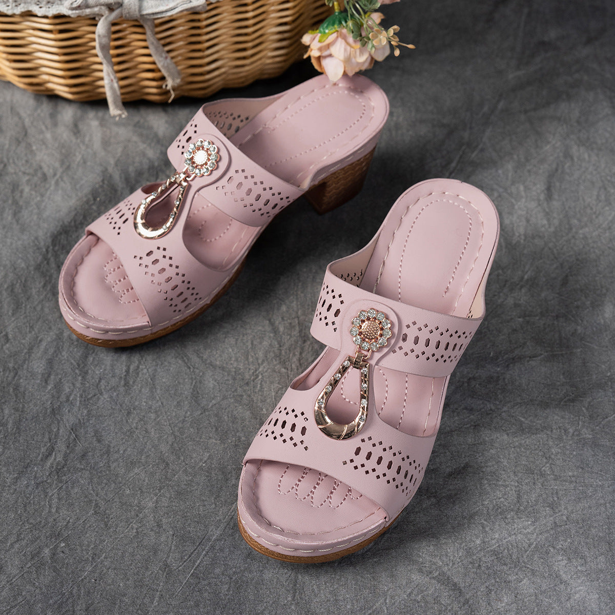 Isabela™ | Sandalias ortopédicas y cómodas con tacón alto