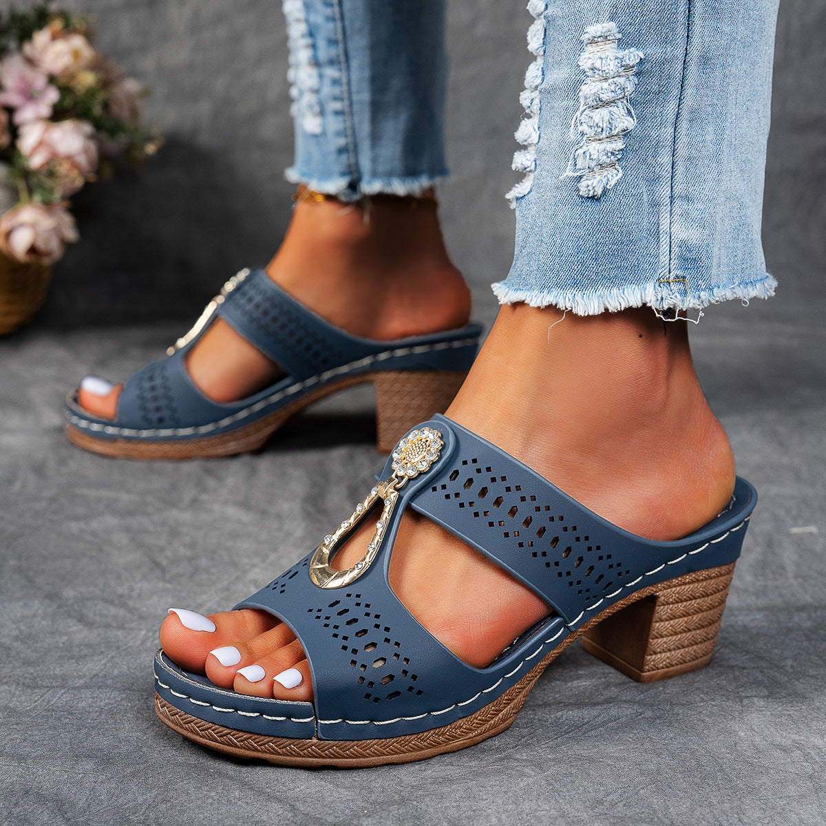 Isabela™ | Sandalias ortopédicas y cómodas con tacón alto