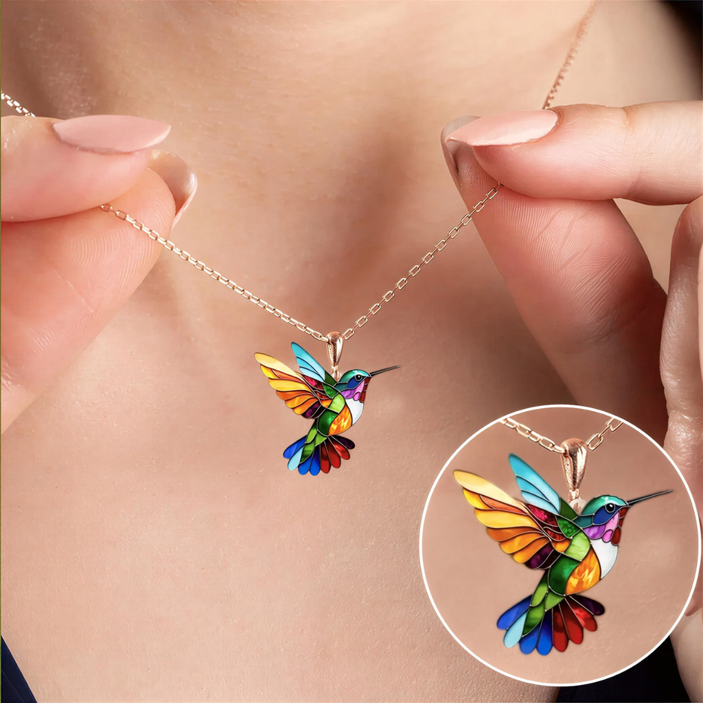 Alba™ | Pendientes Colibrí & Collar