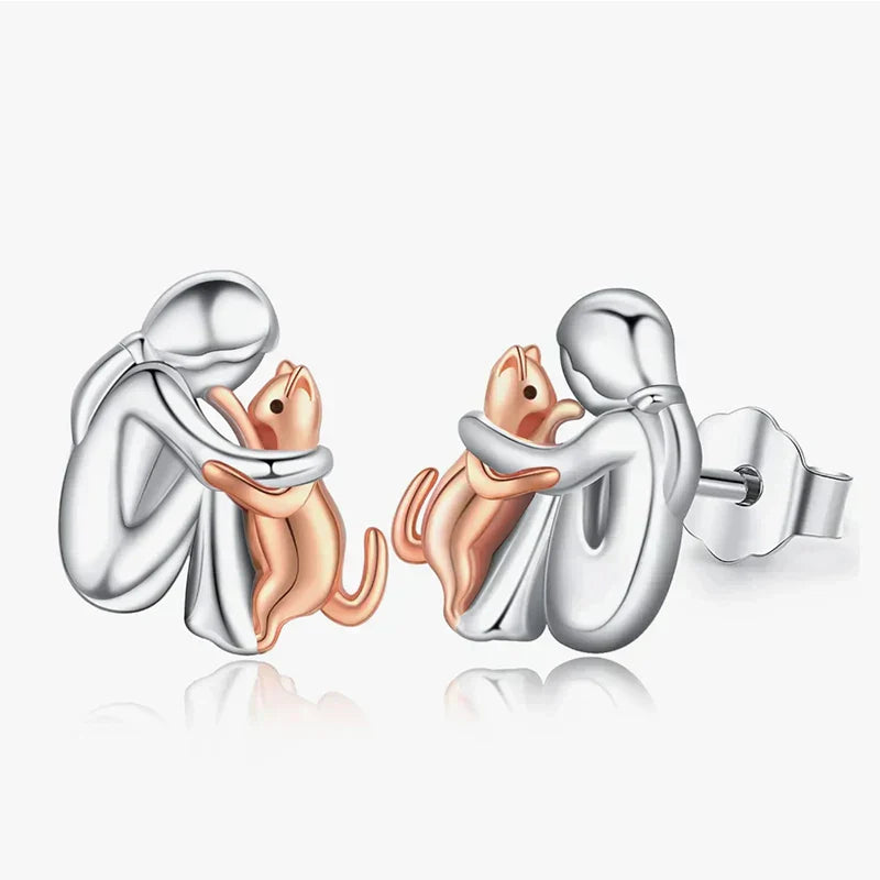 Leila™ - Pendientes Icono de Gato