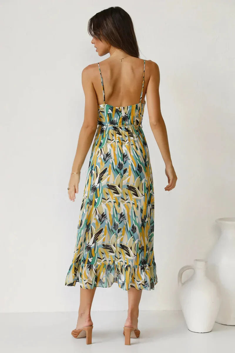 Gabriela™ | Vestido de verano estampado con comodidad fresca y estilo soleado