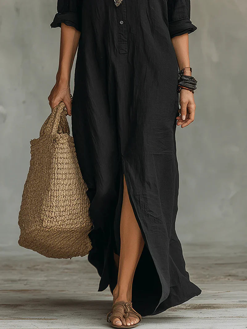Martina™ | Vestido maxi sin esfuerzo, silueta favorecedora, uso diario versátil
