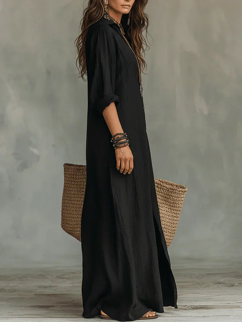 Martina™ | Vestido maxi sin esfuerzo, silueta favorecedora, uso diario versátil