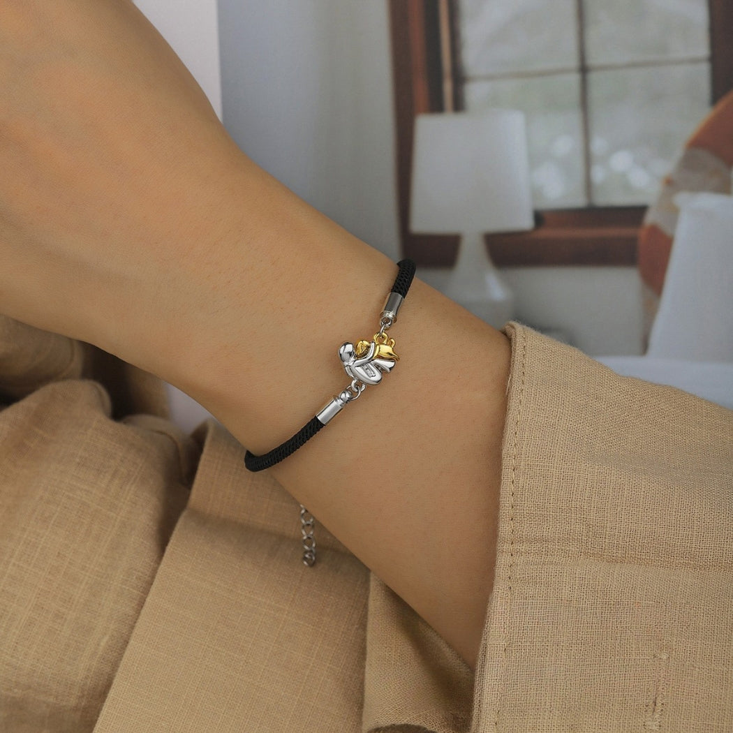 katy™ - Pulsera con cordón e ícono de perro