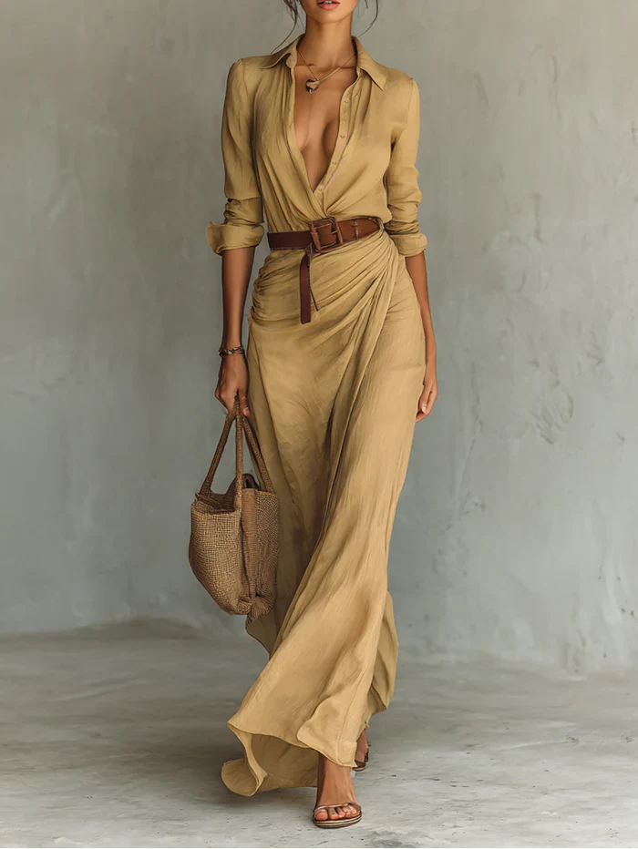 Victoria™ | Vestido largo casual