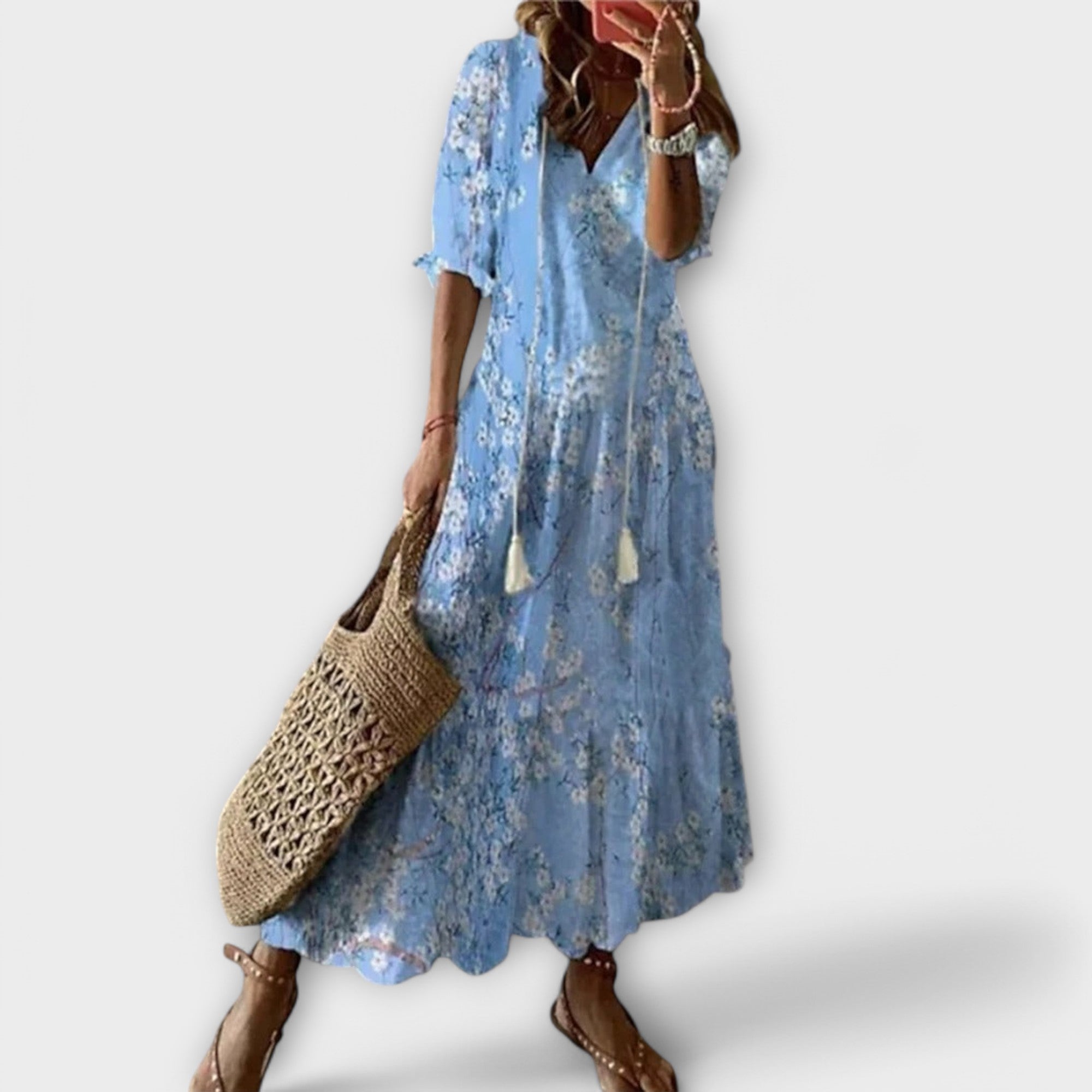 Berta - Vestido Maxi Bohemio