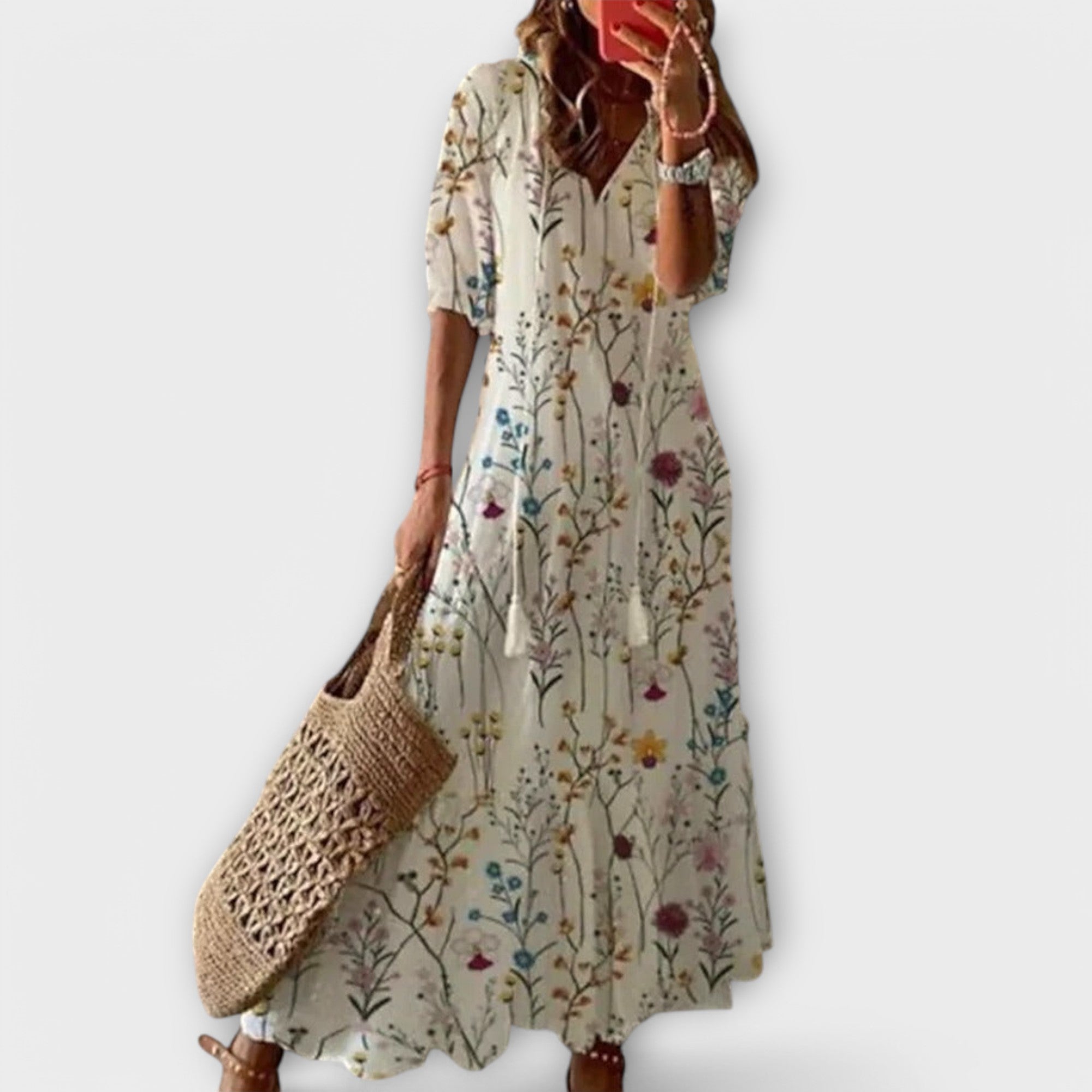 Berta - Vestido Maxi Bohemio