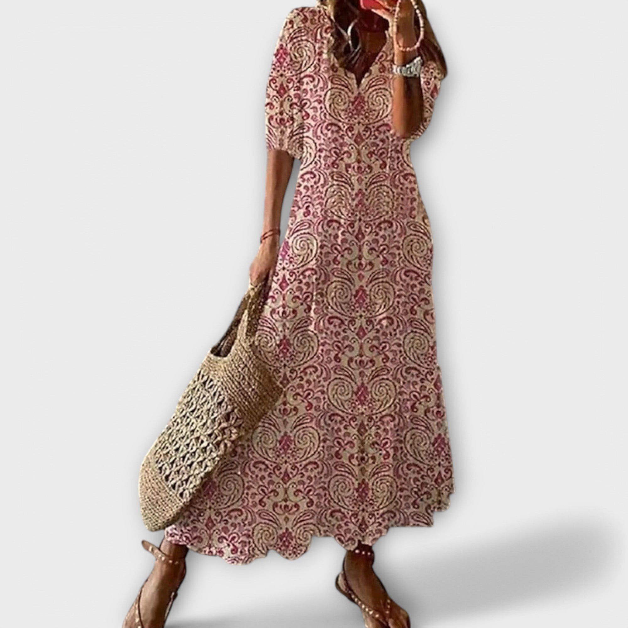 Berta - Vestido Maxi Bohemio