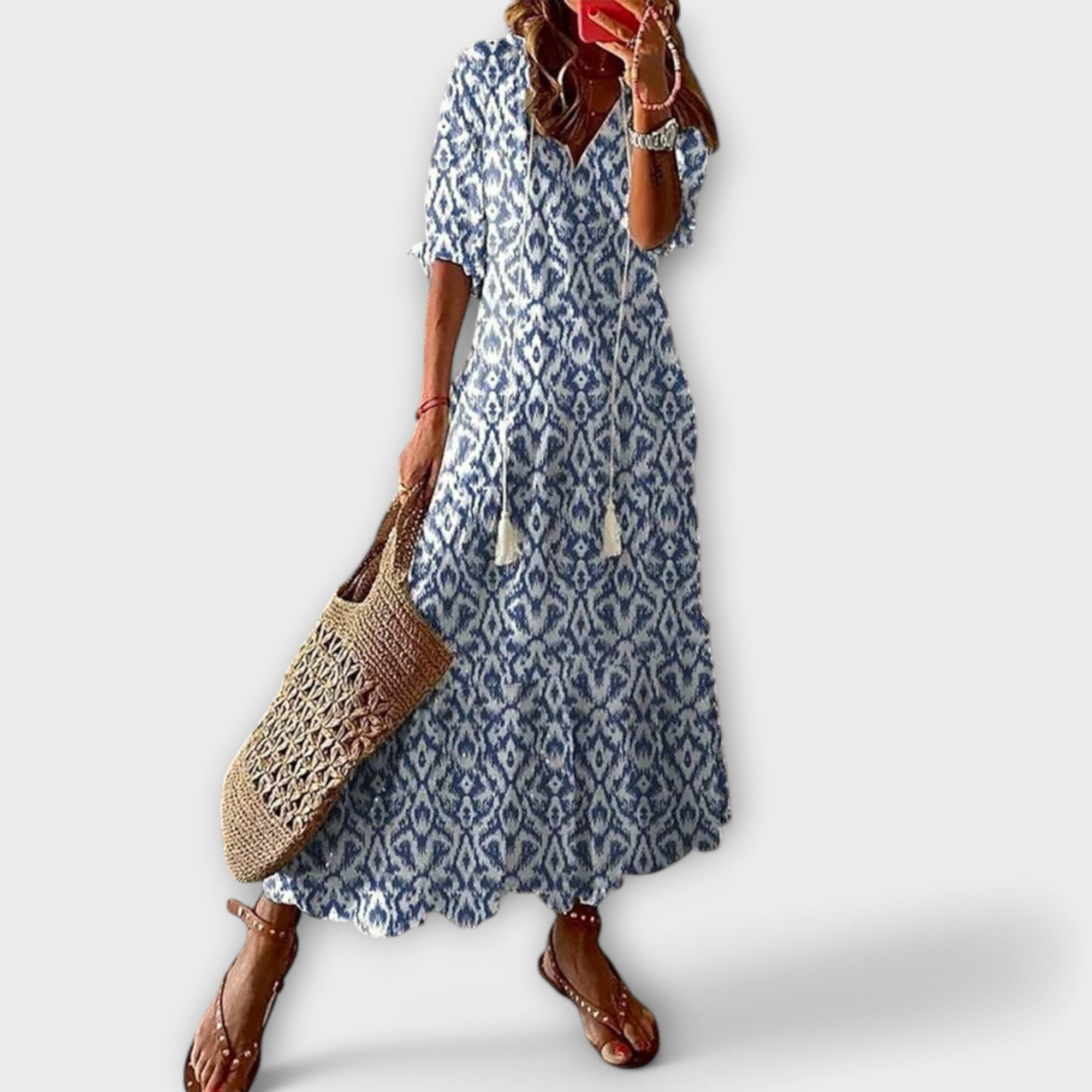Berta - Vestido Maxi Bohemio
